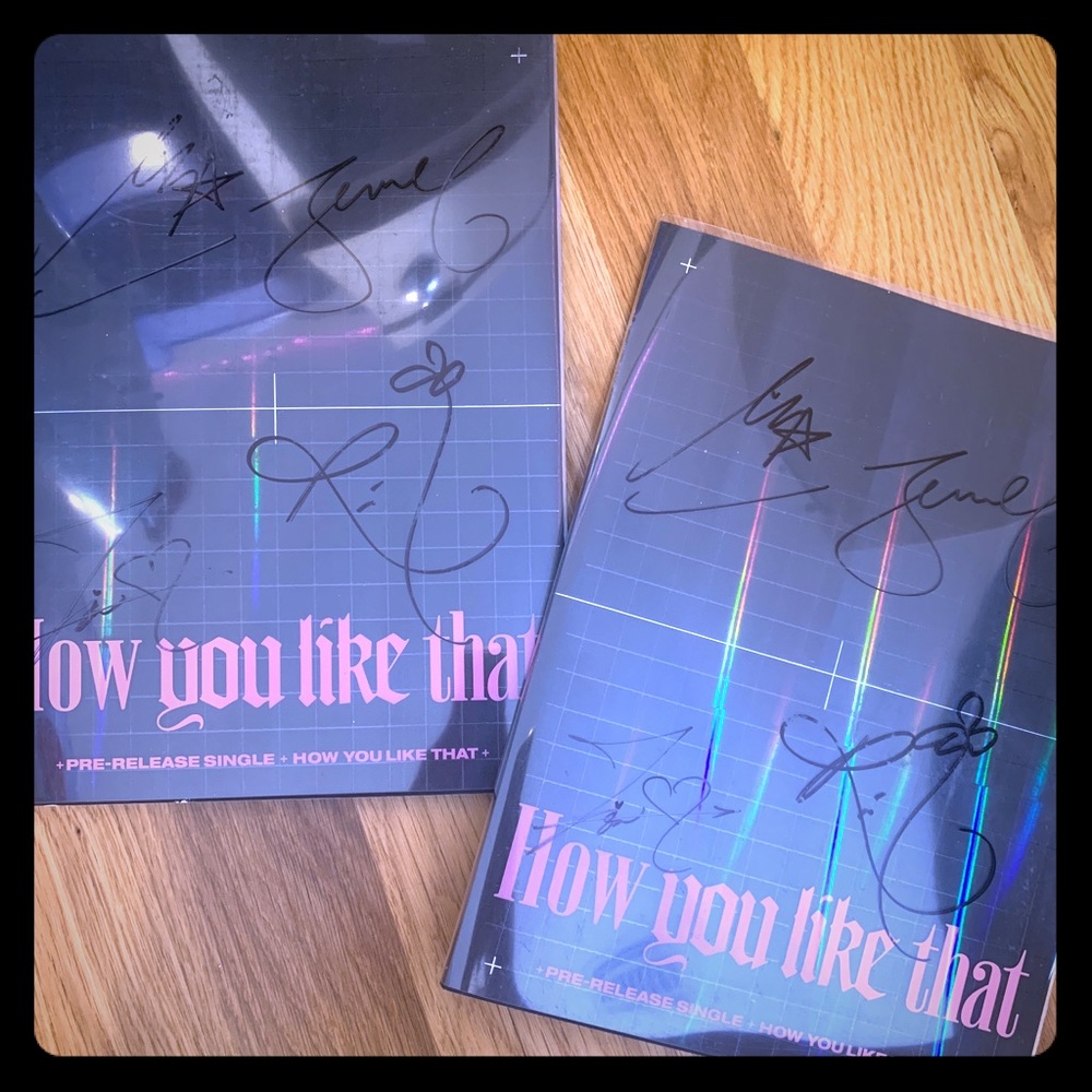 Blackpink autographed/signed “HYLT” album